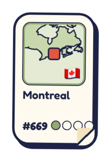 Montreal, gewöhnliche Stadtkarte
